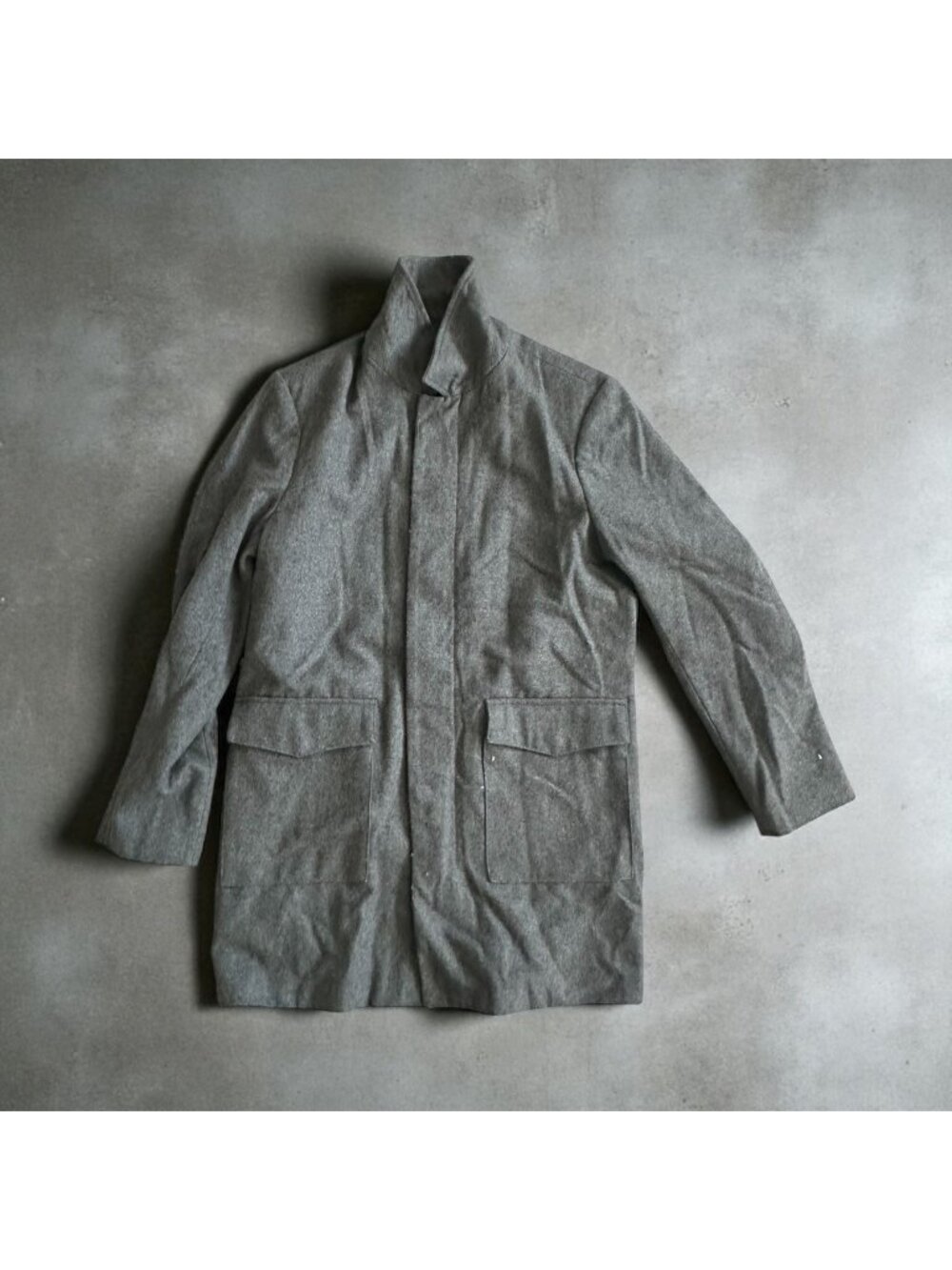 BANANA REPUBLIC Men's Gray Midlength Coat Jacket Size Medium